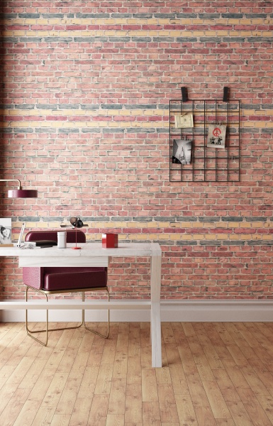 Painted brick