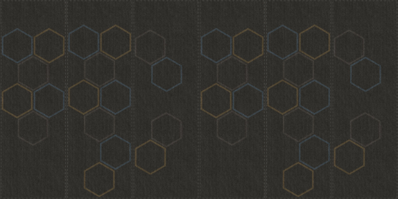 Hexagons black - immagine 2