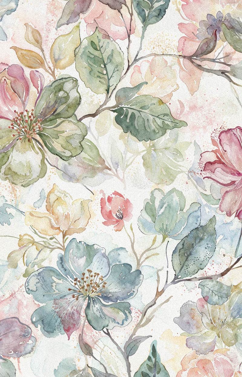 Carta da parati fiori