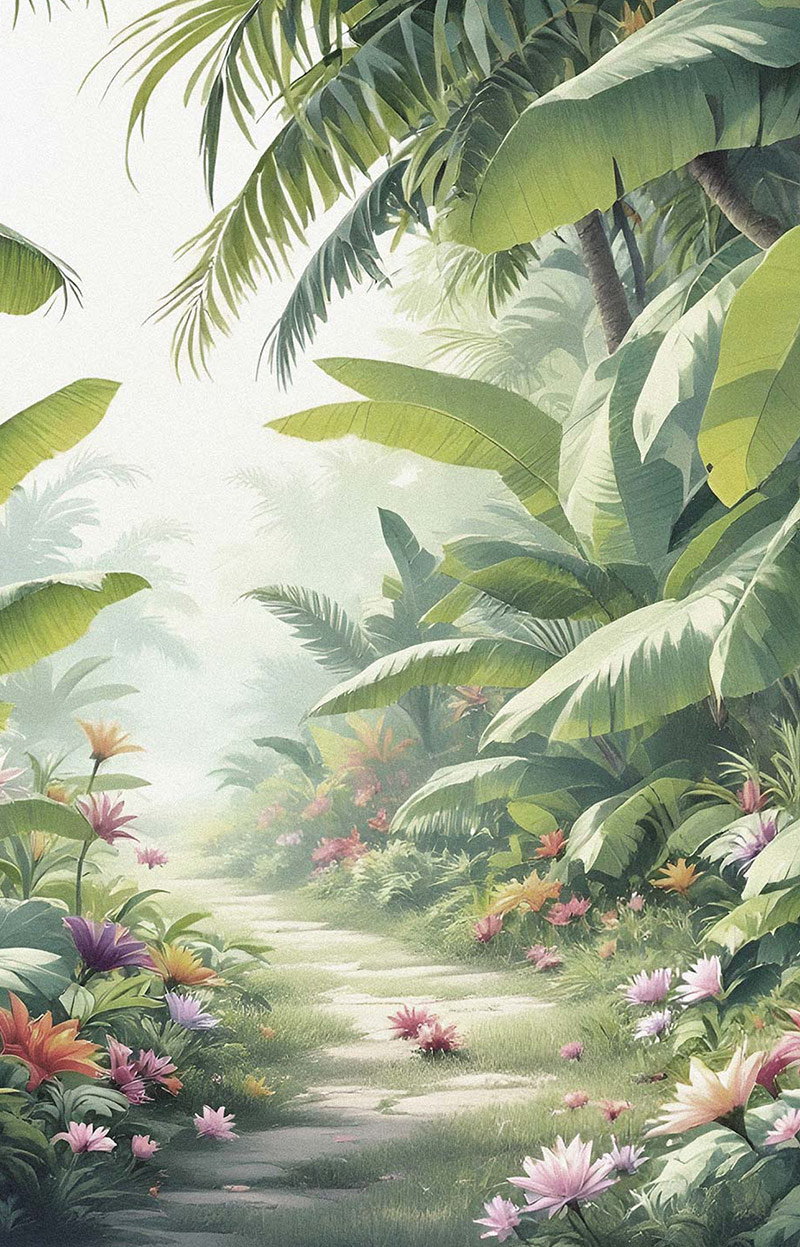carta da parati foresta